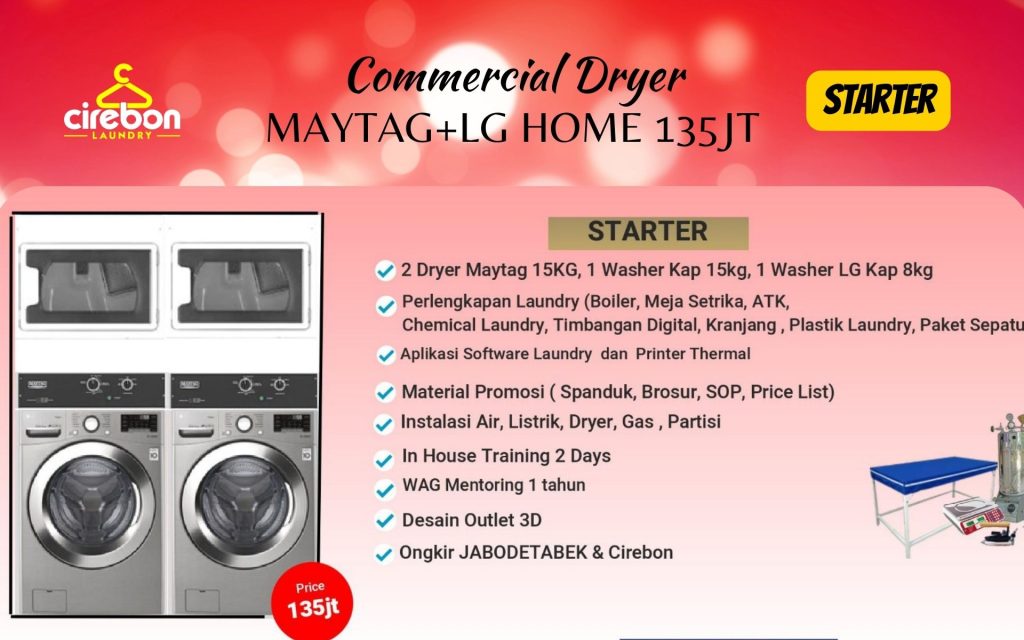 Paket Bisnis Laundry Menguntungkan di Cirebon