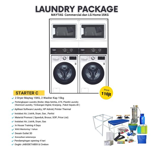 Paket usaha laundry Tangerang tanpa ribet
